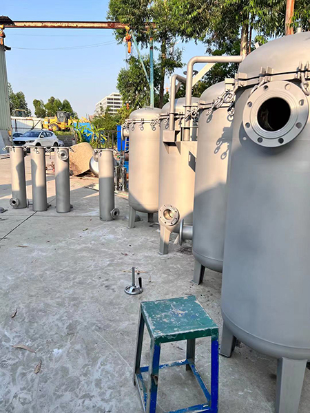 喷砂过滤器安装